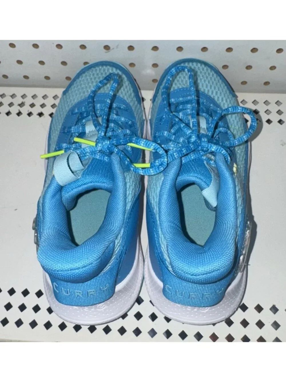 Under Armour Curry 3Z7 GS Boys Youth Athletic Basketball Shoes Size 5.5Y Blue